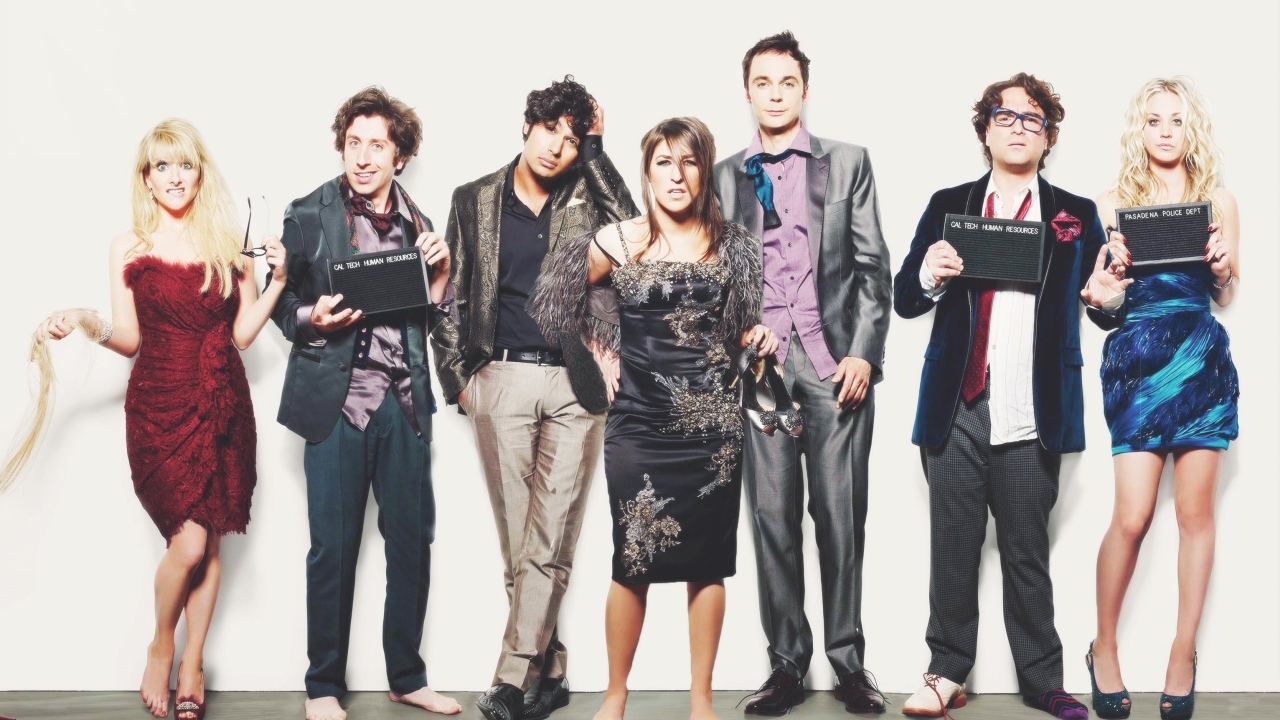 The Big Bang Theory Cast for 1280 x 720 HDTV 720p resolution