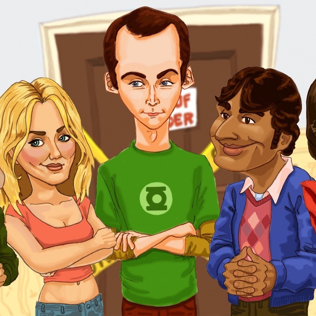 The Big Bang Theory Drawing for 1024 x 1024 iPad resolution