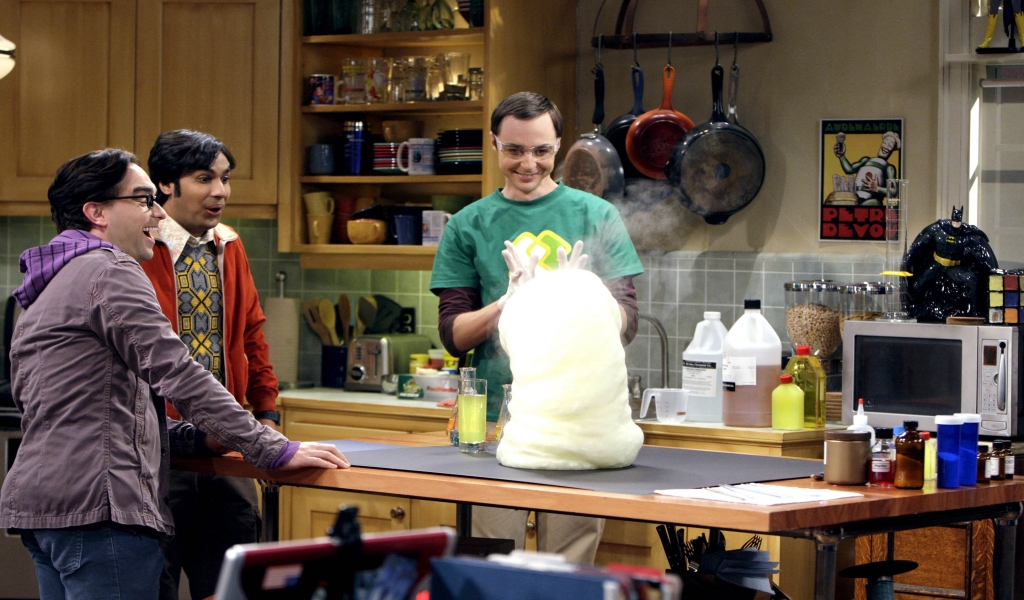 The Big Bang Theory Experiment for 1024 x 600 widescreen resolution