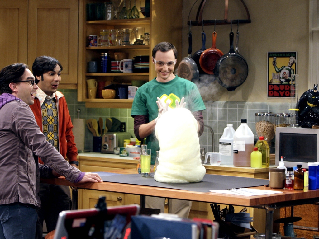 The Big Bang Theory Experiment for 1024 x 768 resolution
