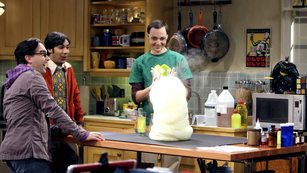 The Big Bang Theory Experiment for 1280 x 720 HDTV 720p resolution