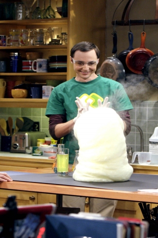 The Big Bang Theory Experiment for 320 x 480 iPhone resolution