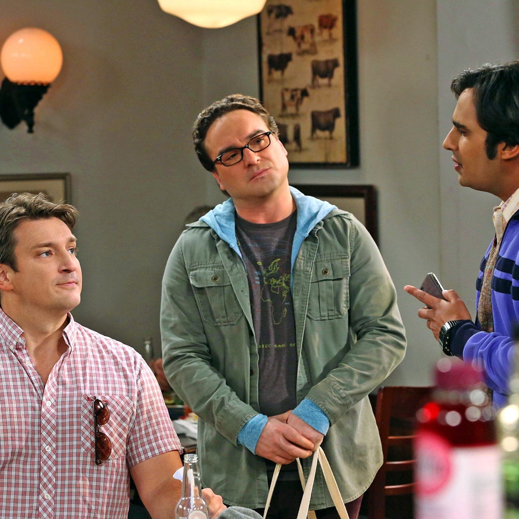 The Big Bang Theory Leonard, Raj and Nathan for 1024 x 1024 iPad resolution
