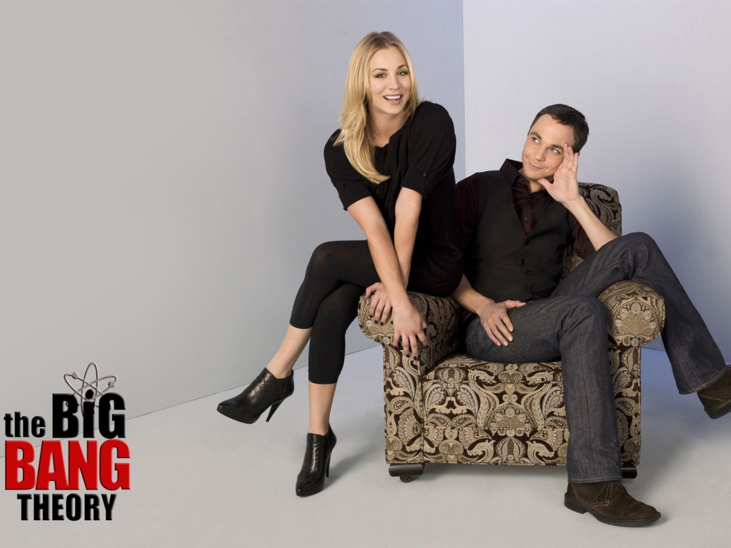 The Big Bang Theory Penny and Sheldon for 1024 x 768 resolution