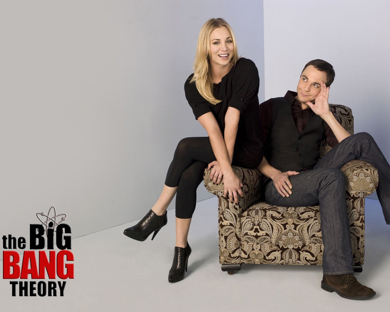 The Big Bang Theory Penny and Sheldon for 1280 x 1024 resolution