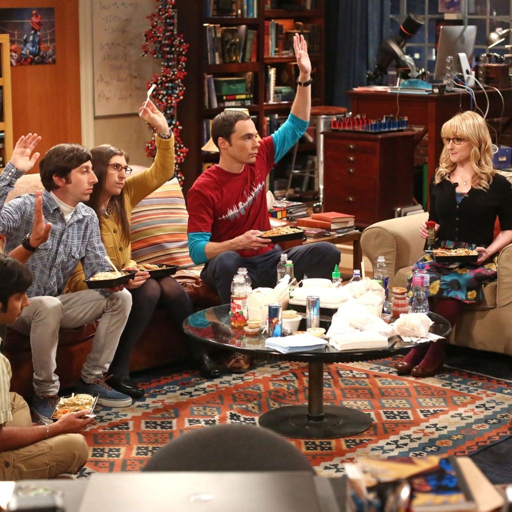 The Big Bang Theory Scene for 1024 x 1024 iPad resolution