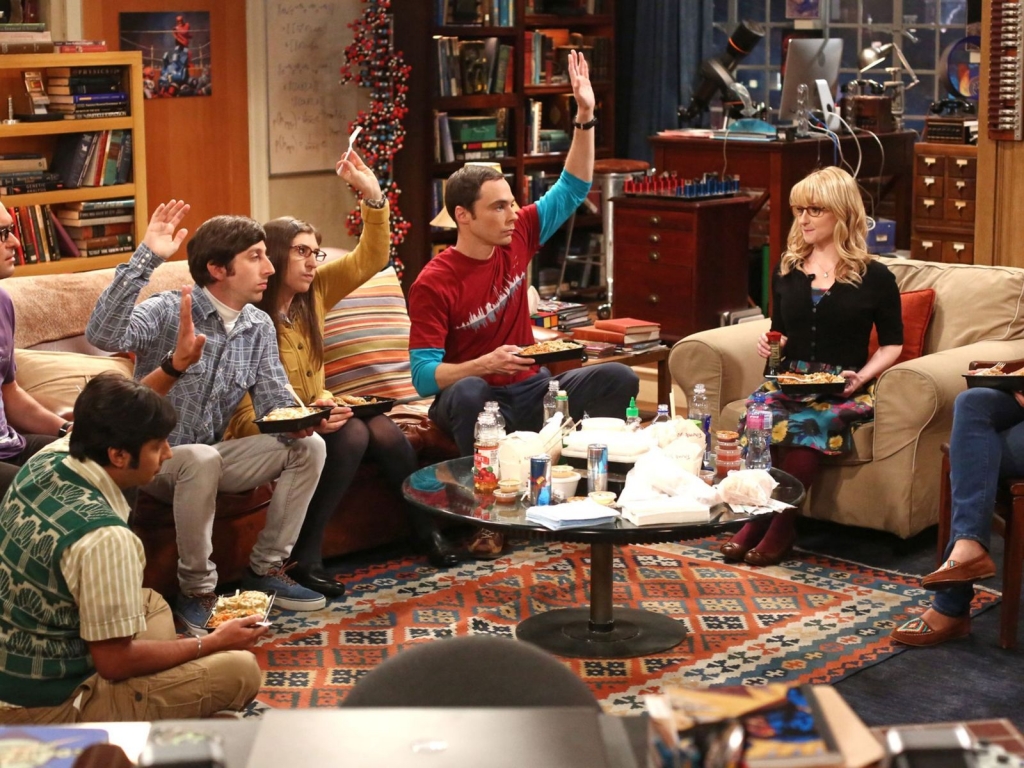 The Big Bang Theory Scene for 1024 x 768 resolution