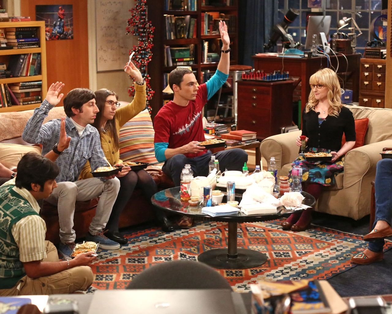 The Big Bang Theory Scene for 1280 x 1024 resolution