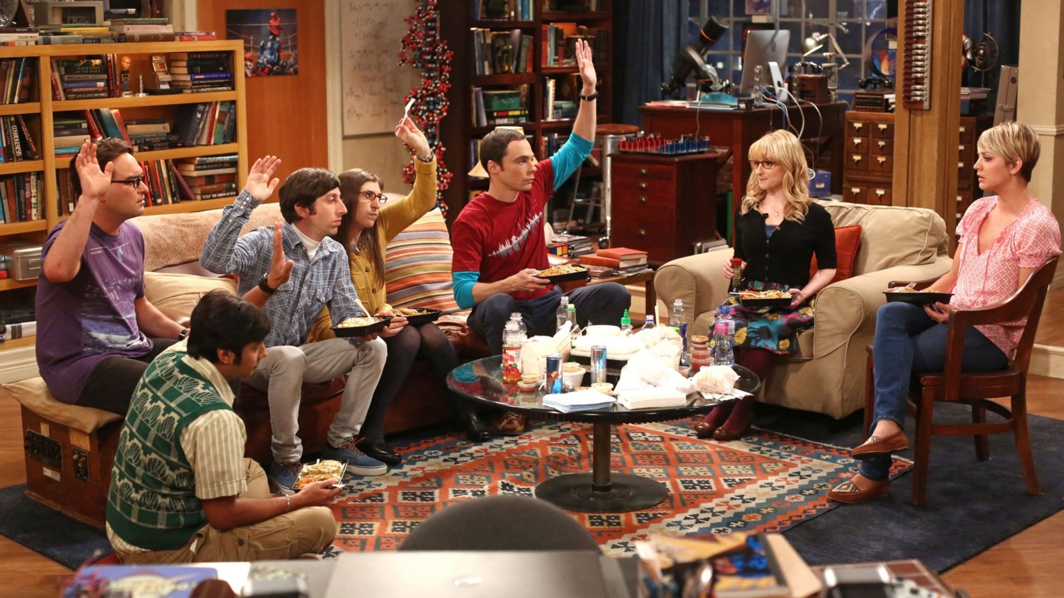 The Big Bang Theory Scene for 1536 x 864 HDTV resolution
