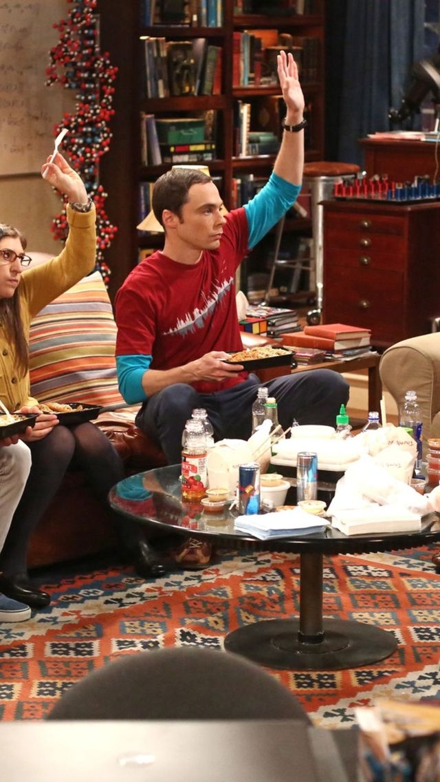 The Big Bang Theory Scene for 640 x 1136 iPhone 5 resolution