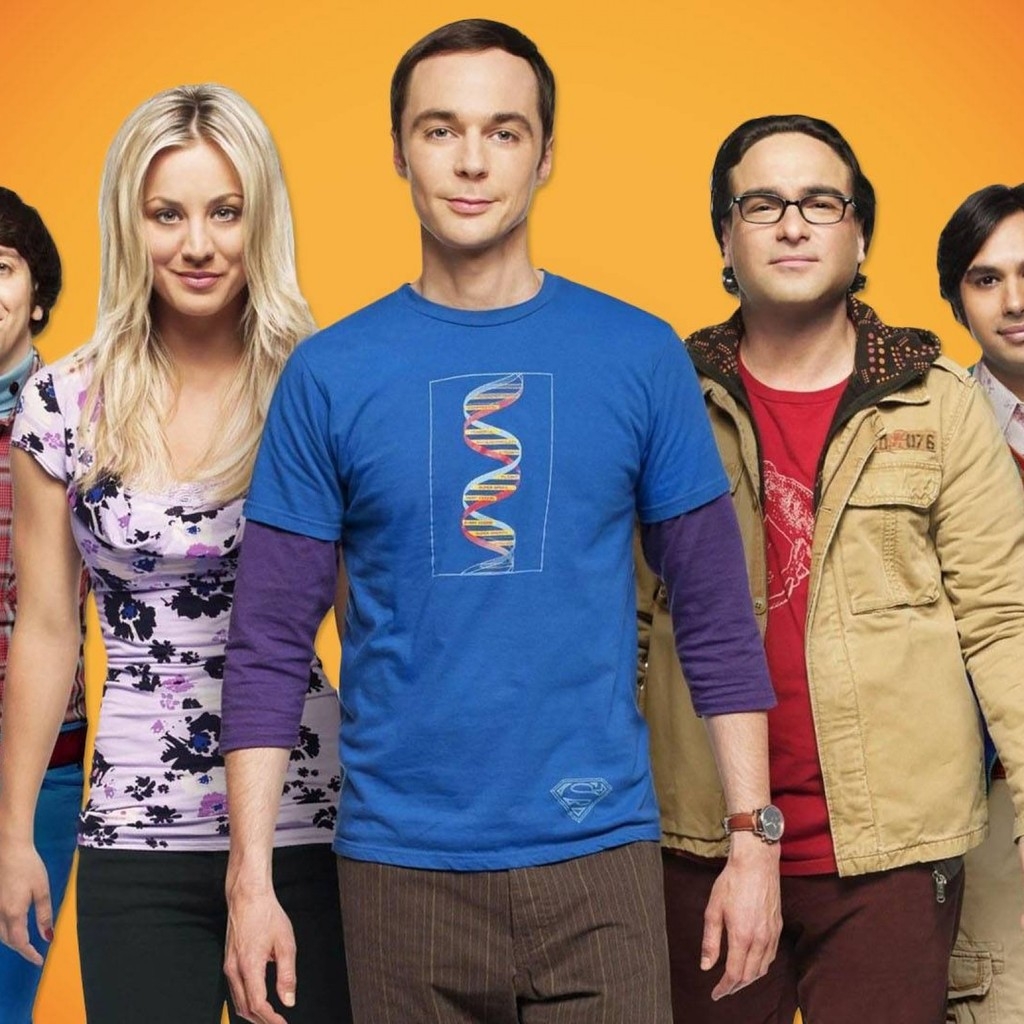 The Big Bang Theory Smiley Cast for 1024 x 1024 iPad resolution