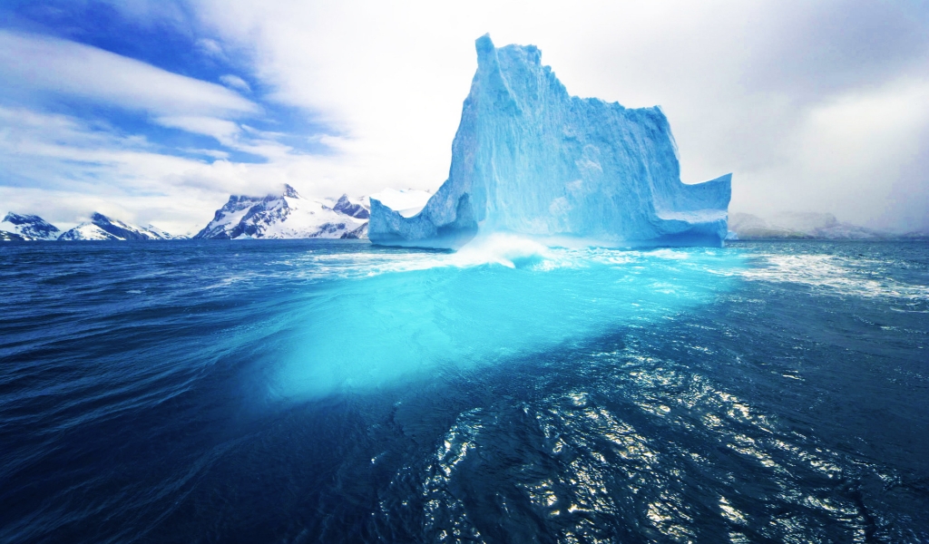 The Big Iceberg for 1024 x 600 widescreen resolution