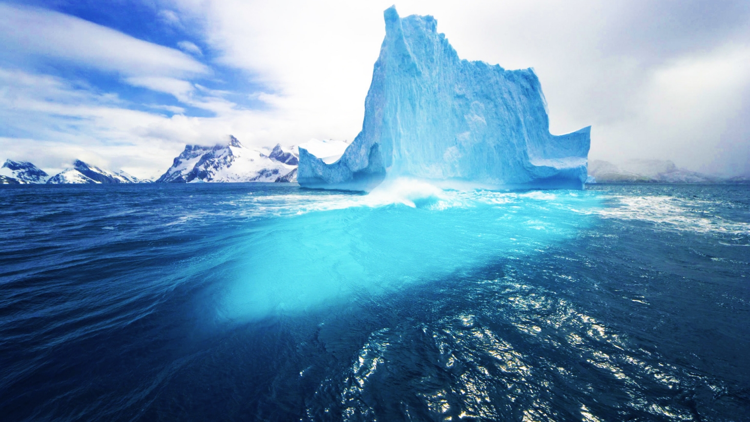 The Big Iceberg for 1536 x 864 HDTV resolution