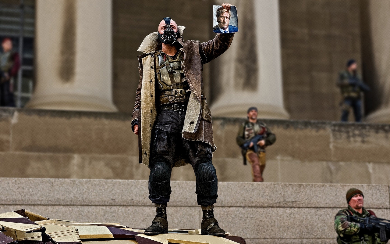 The Dark Knight Rises Bane for 1280 x 800 widescreen resolution