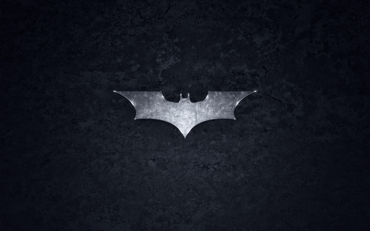 The Dark Knight Symbol for 1280 x 800 widescreen resolution