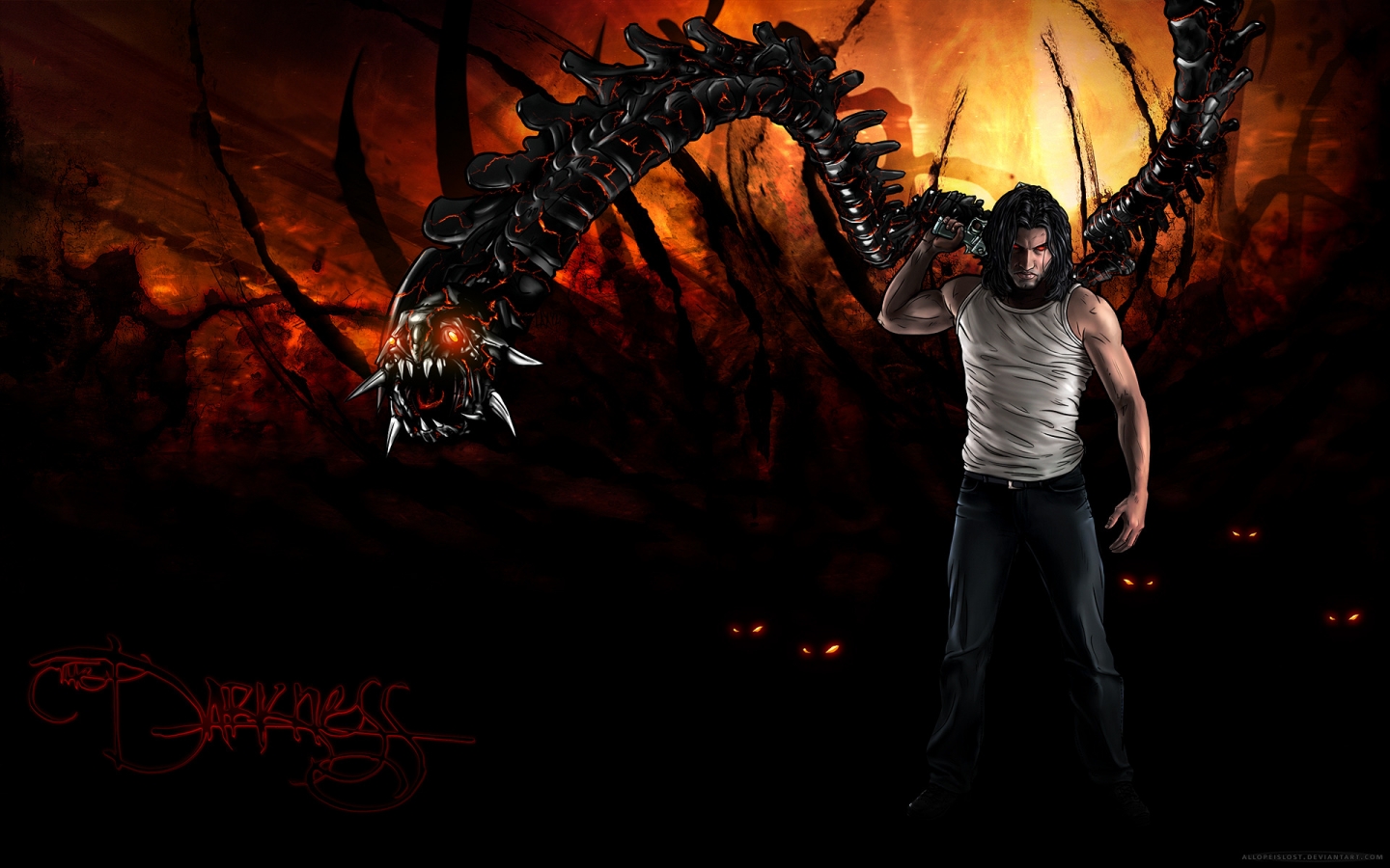 The Darkness 2 Game 2012 for 1440 x 900 widescreen resolution