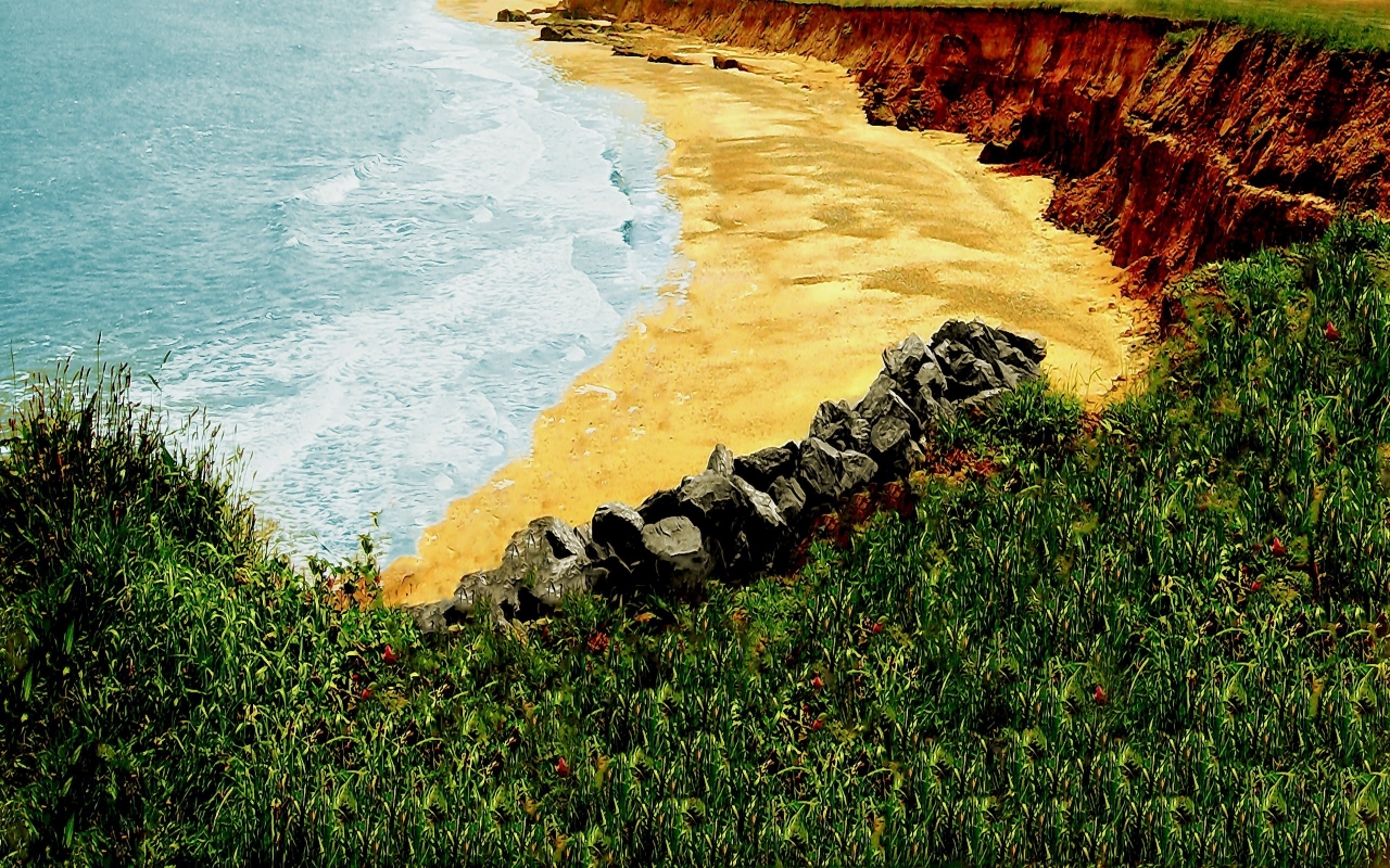 The Dream Beach for 1280 x 800 widescreen resolution