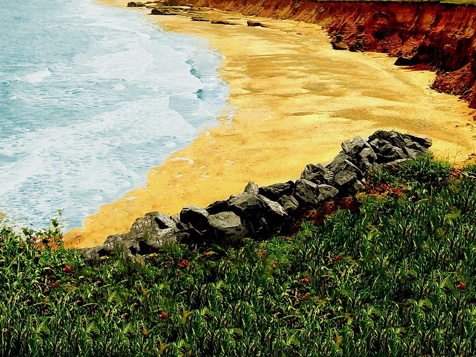 The Dream Beach for 1600 x 1200 resolution
