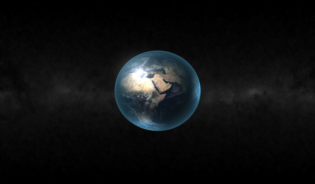 The Earth for 1024 x 600 widescreen resolution