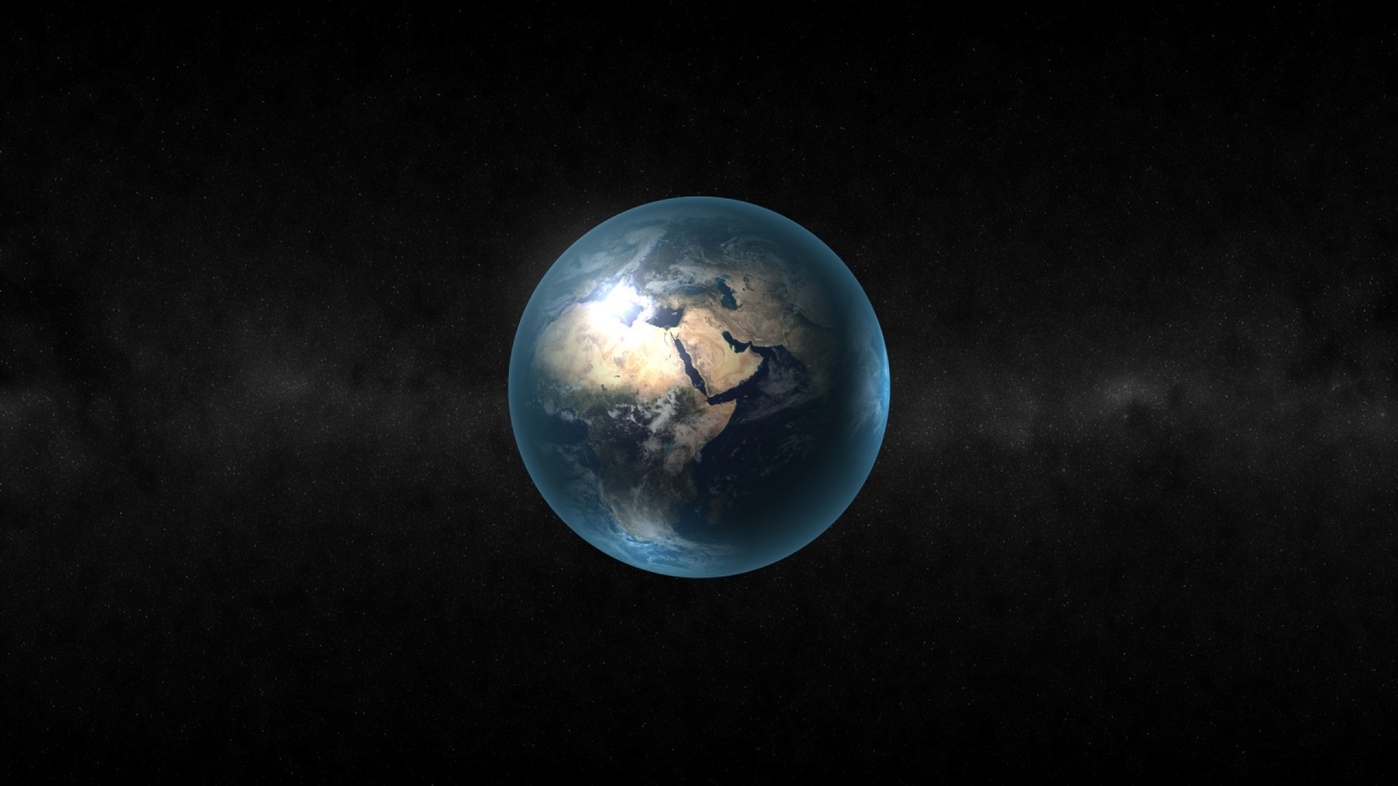 The Earth for 1280 x 720 HDTV 720p resolution