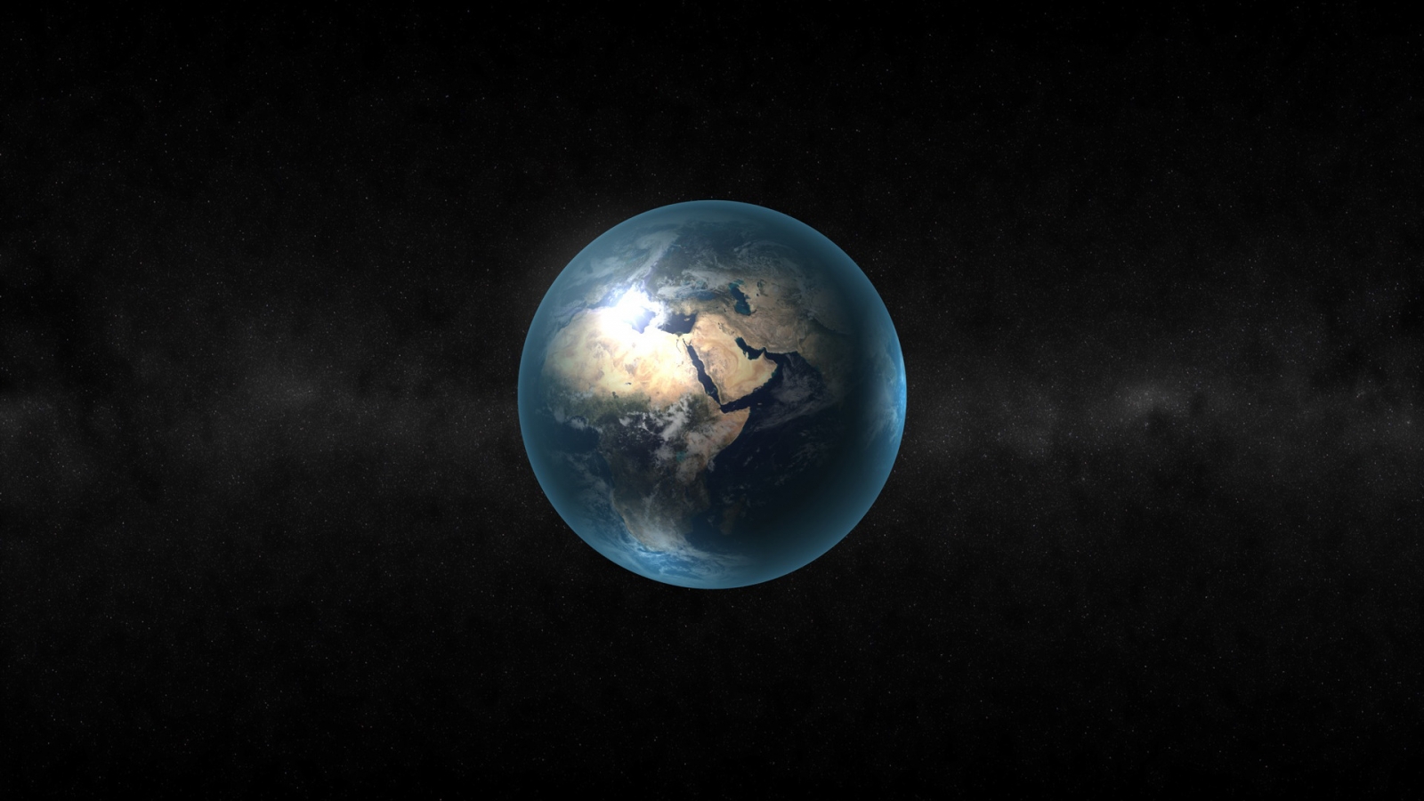 The Earth for 1600 x 900 HDTV resolution