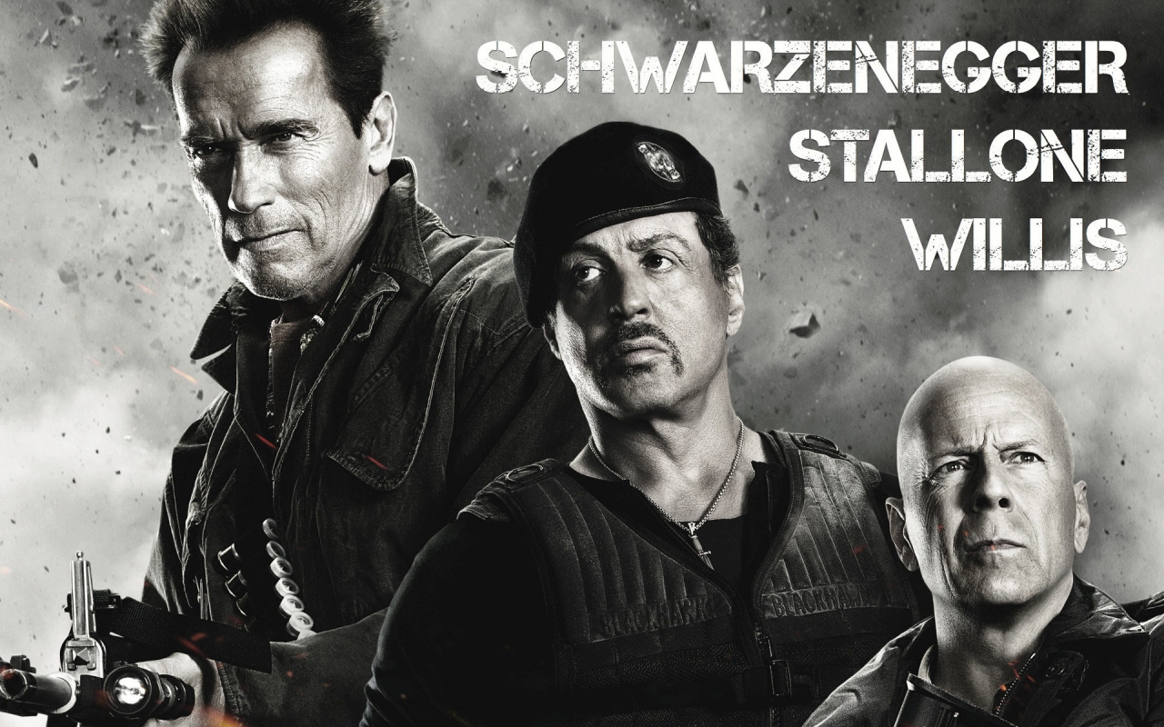 The Expendables 2 for 1280 x 800 widescreen resolution