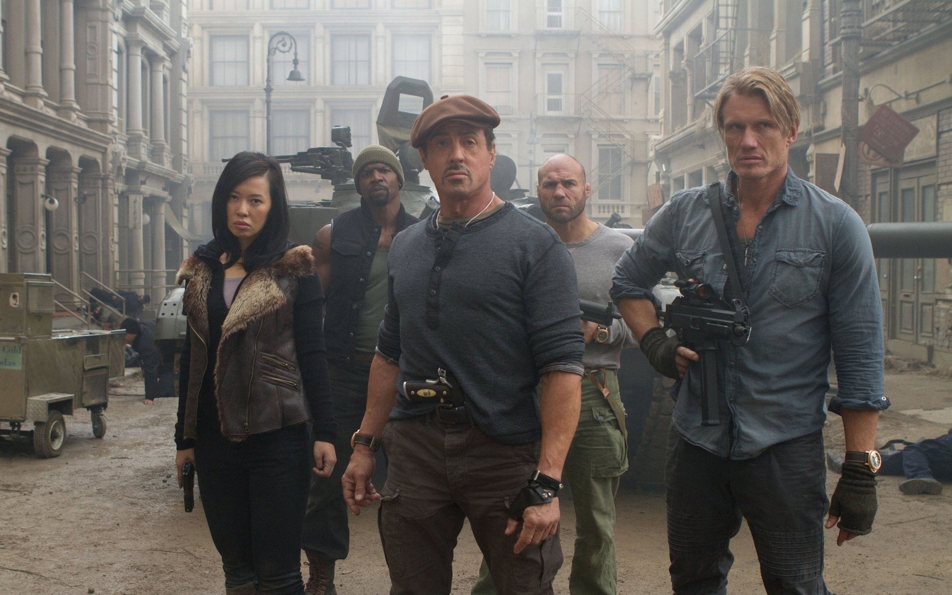 The Expendables 2 On Set for 1920 x 1200 widescreen resolution