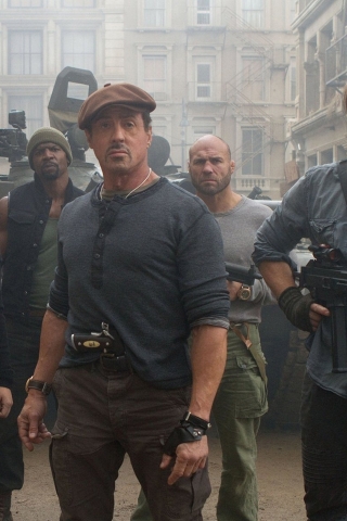 The Expendables 2 On Set for 320 x 480 iPhone resolution