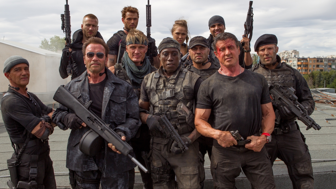 The Expendables 3 Cast for 1280 x 720 HDTV 720p resolution