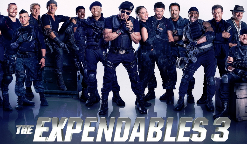 The Expendables 3 Poster for 1024 x 600 widescreen resolution