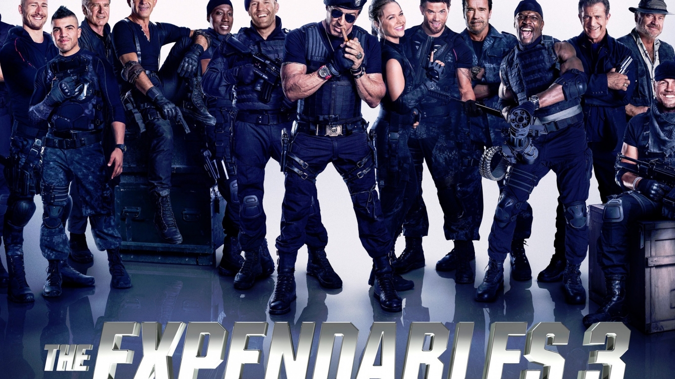 The Expendables 3 Poster for 1366 x 768 HDTV resolution