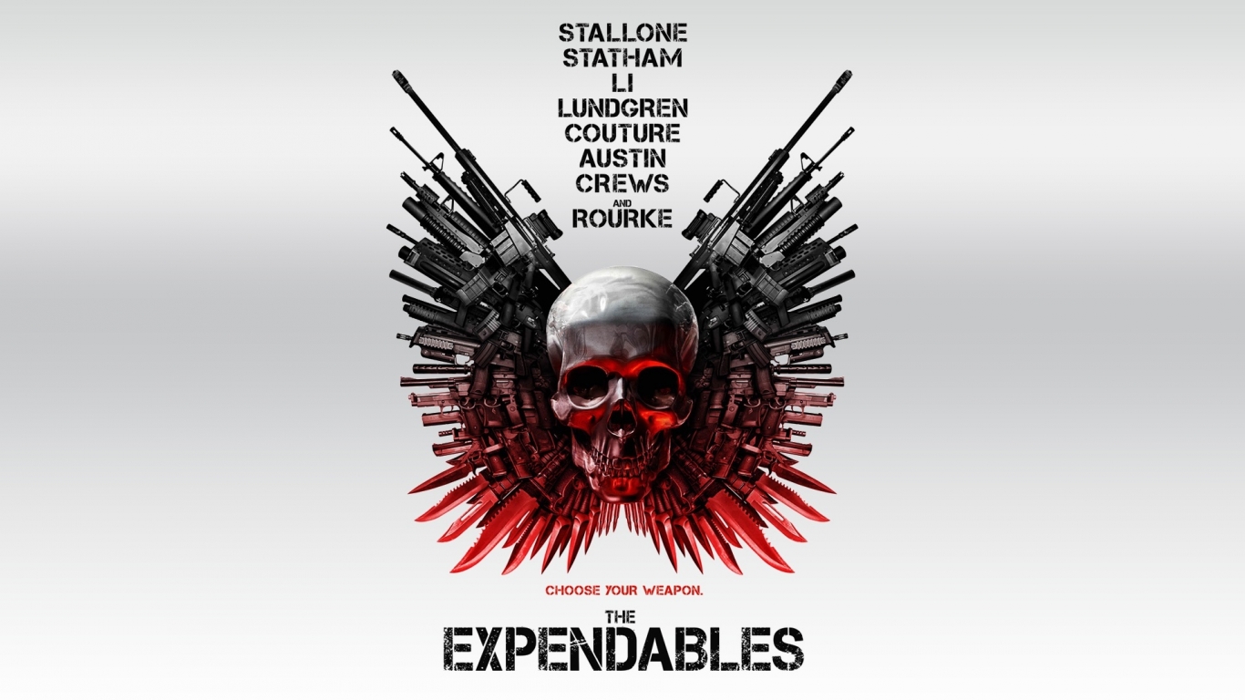 The Expendables Movie for 1366 x 768 HDTV resolution