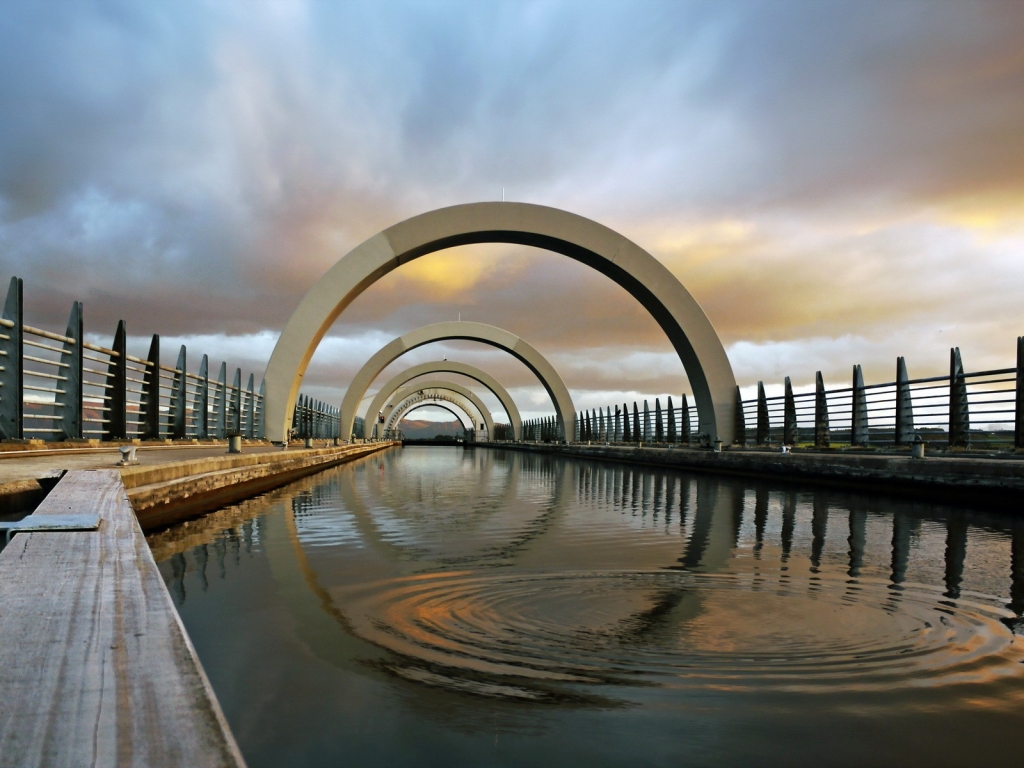 The Falkirk Wheel for 1024 x 768 resolution