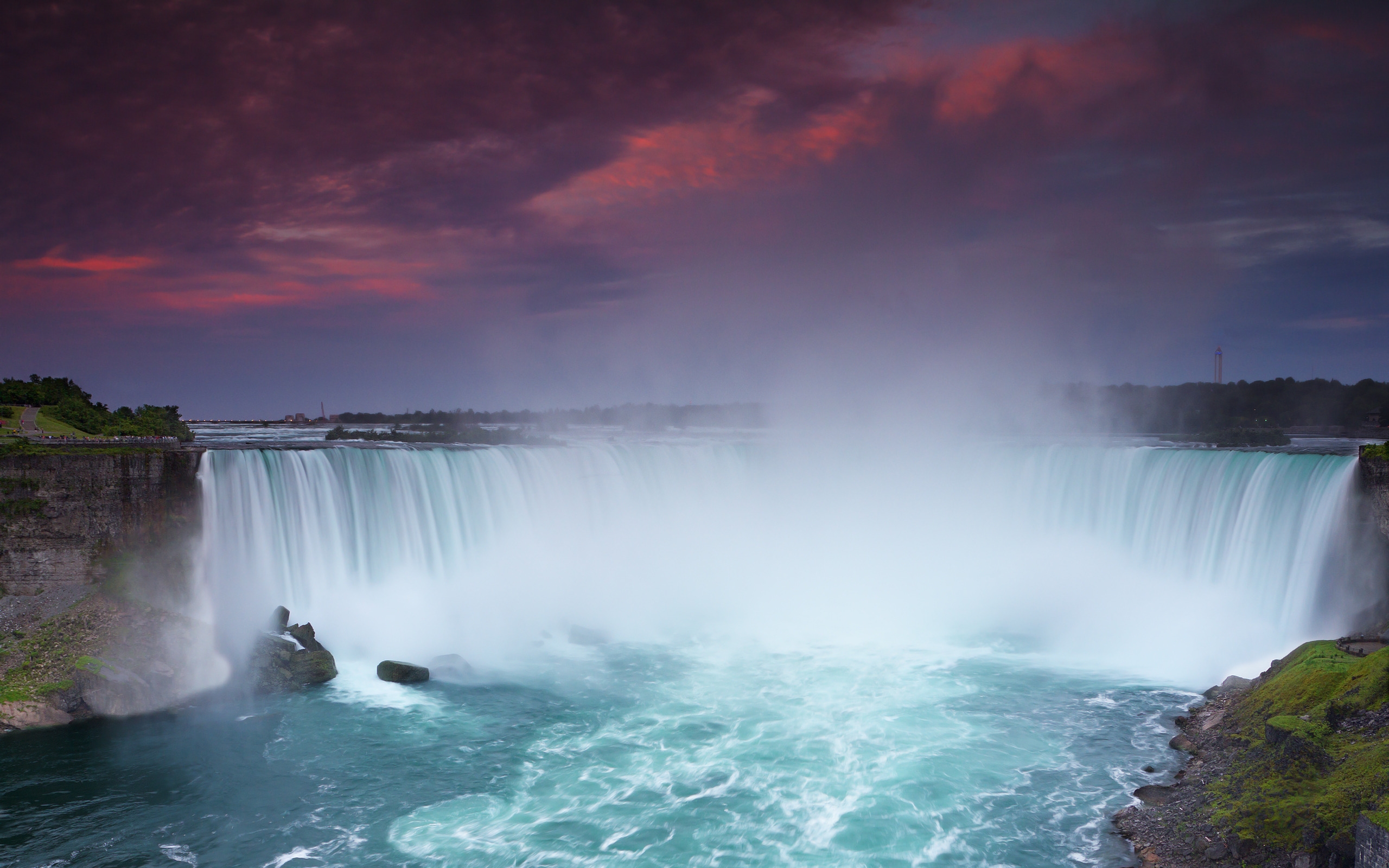 The Falls at Sunset for 2560 x 1600 widescreen resolution