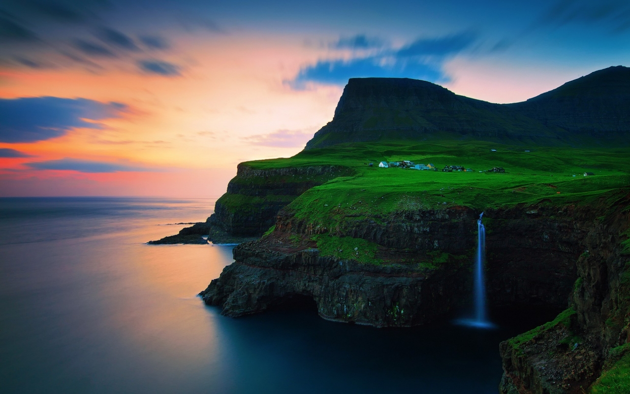 The Faroe Islands for 1280 x 800 widescreen resolution