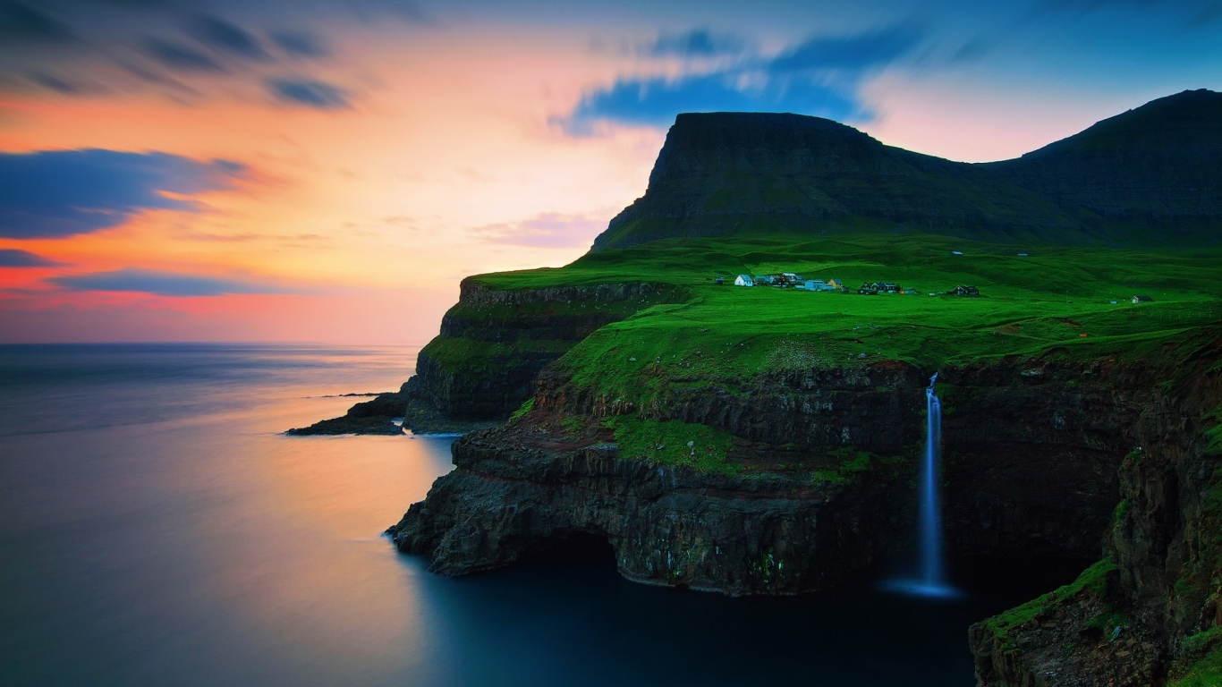 The Faroe Islands for 1366 x 768 HDTV resolution