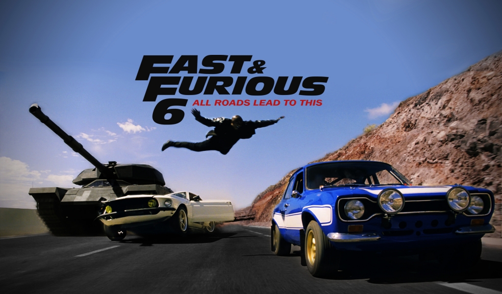 The Fast and Furious 6 for 1024 x 600 widescreen resolution