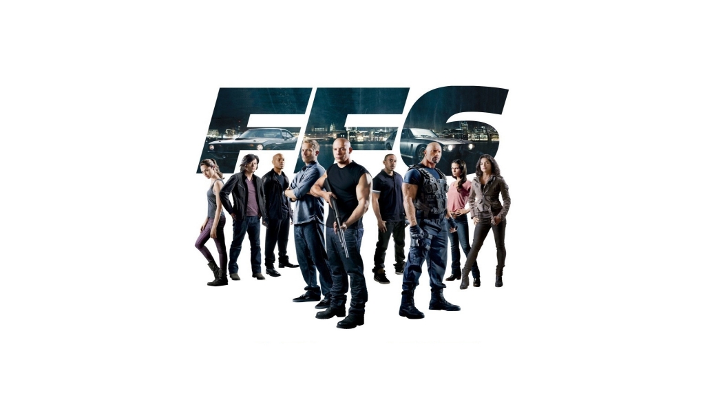 The Fast and the Furious 6 Poster for 1024 x 600 widescreen resolution