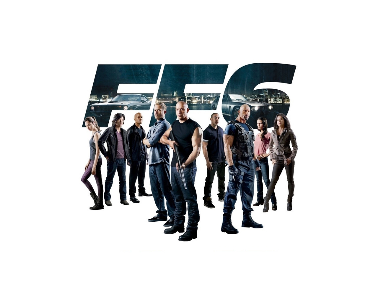 The Fast and the Furious 6 Poster for 1280 x 1024 resolution