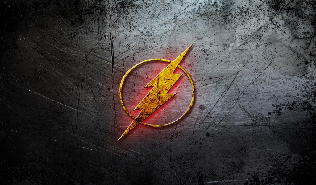 The Flash Logo for 1024 x 600 widescreen resolution