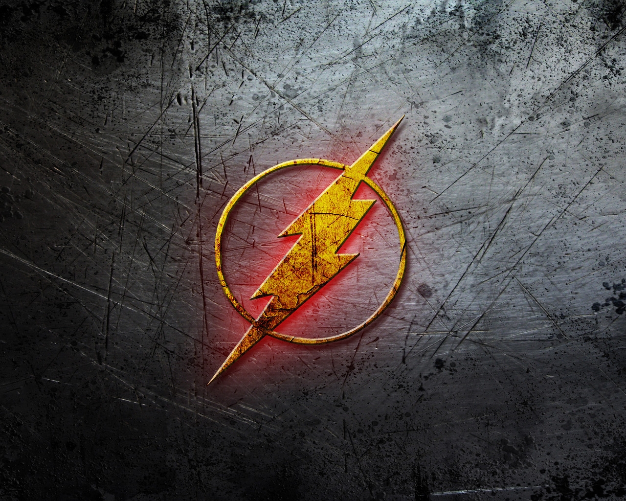 The Flash Logo for 1280 x 1024 resolution