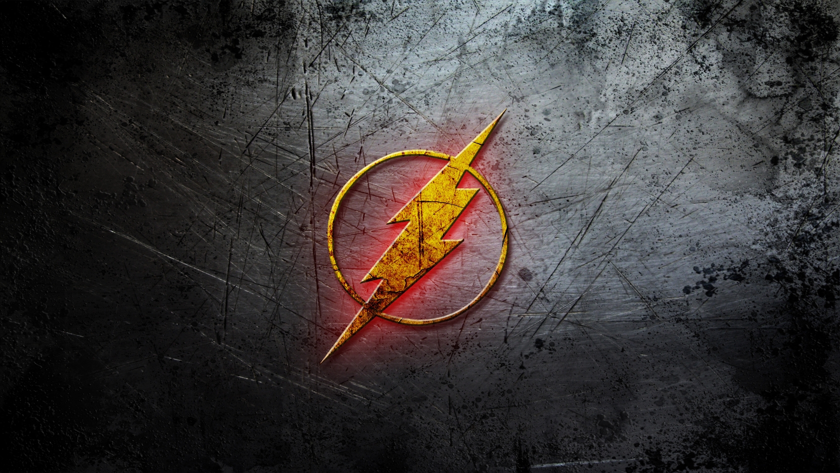 The Flash Logo for 1680 x 945 HDTV resolution