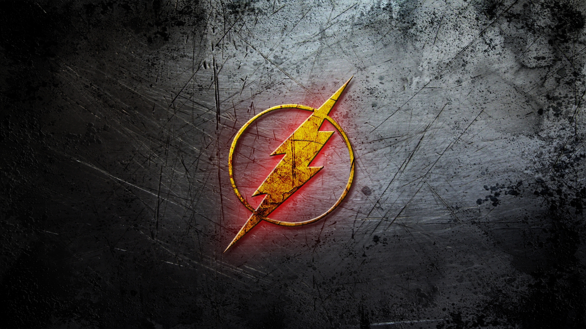 The Flash Logo for 1920 x 1080 HDTV 1080p resolution