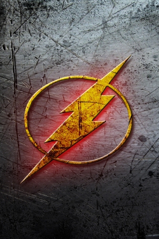 The Flash Logo for 320 x 480 iPhone resolution