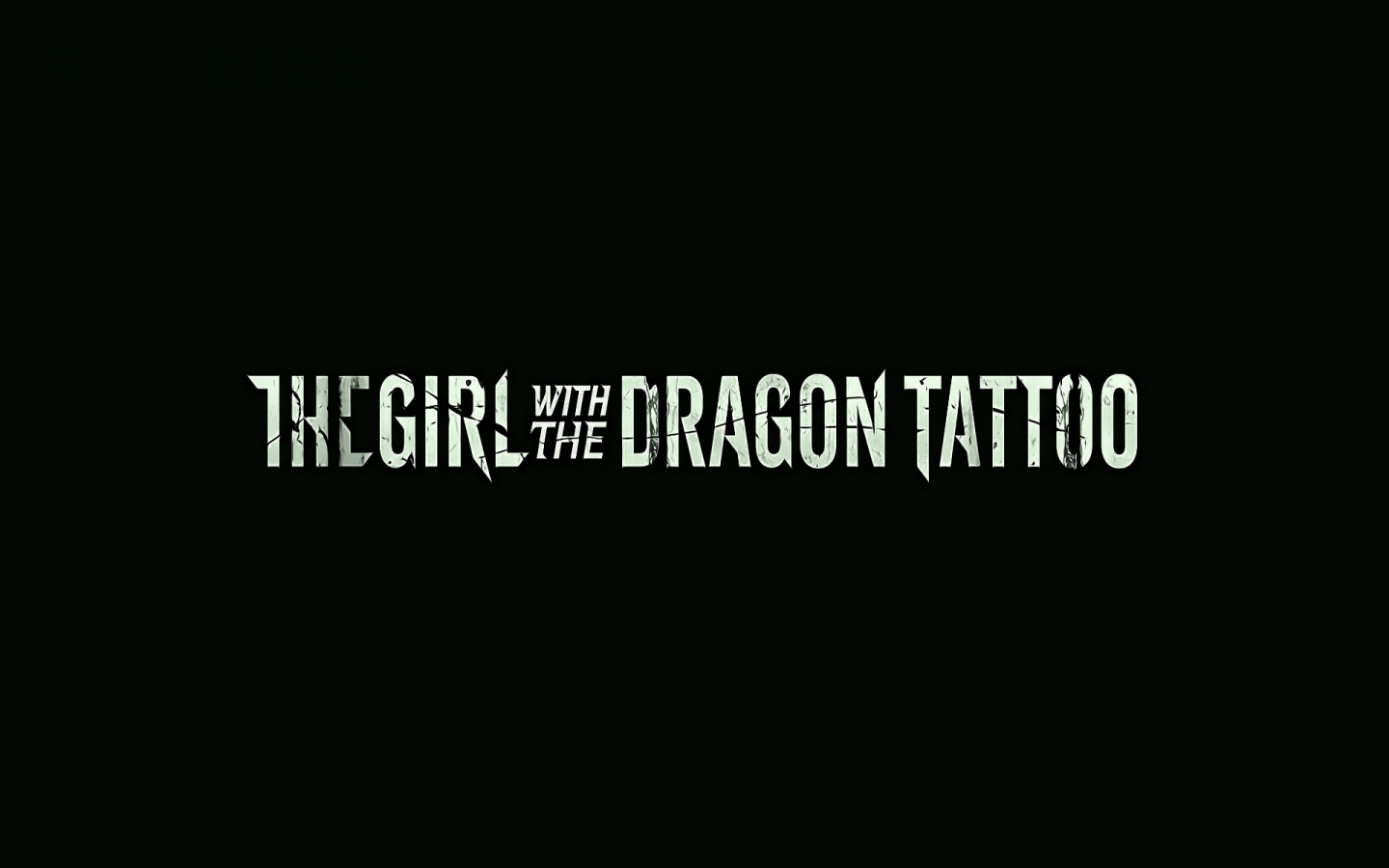 The Girl with the Dragon Tattoo for 1440 x 900 widescreen resolution