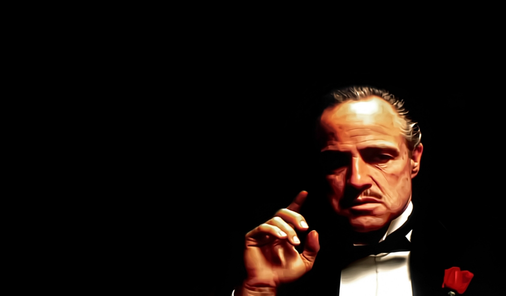 The Godfather Painting for 1024 x 600 widescreen resolution