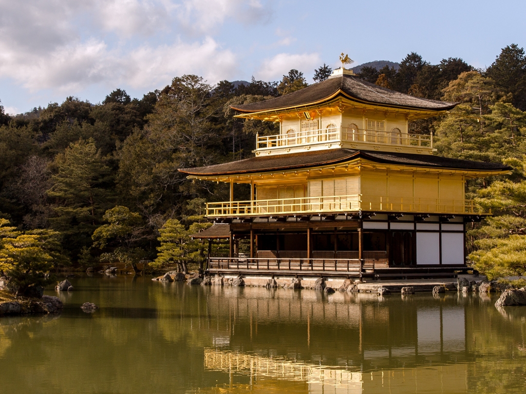 The Golden Pavilion for 1024 x 768 resolution