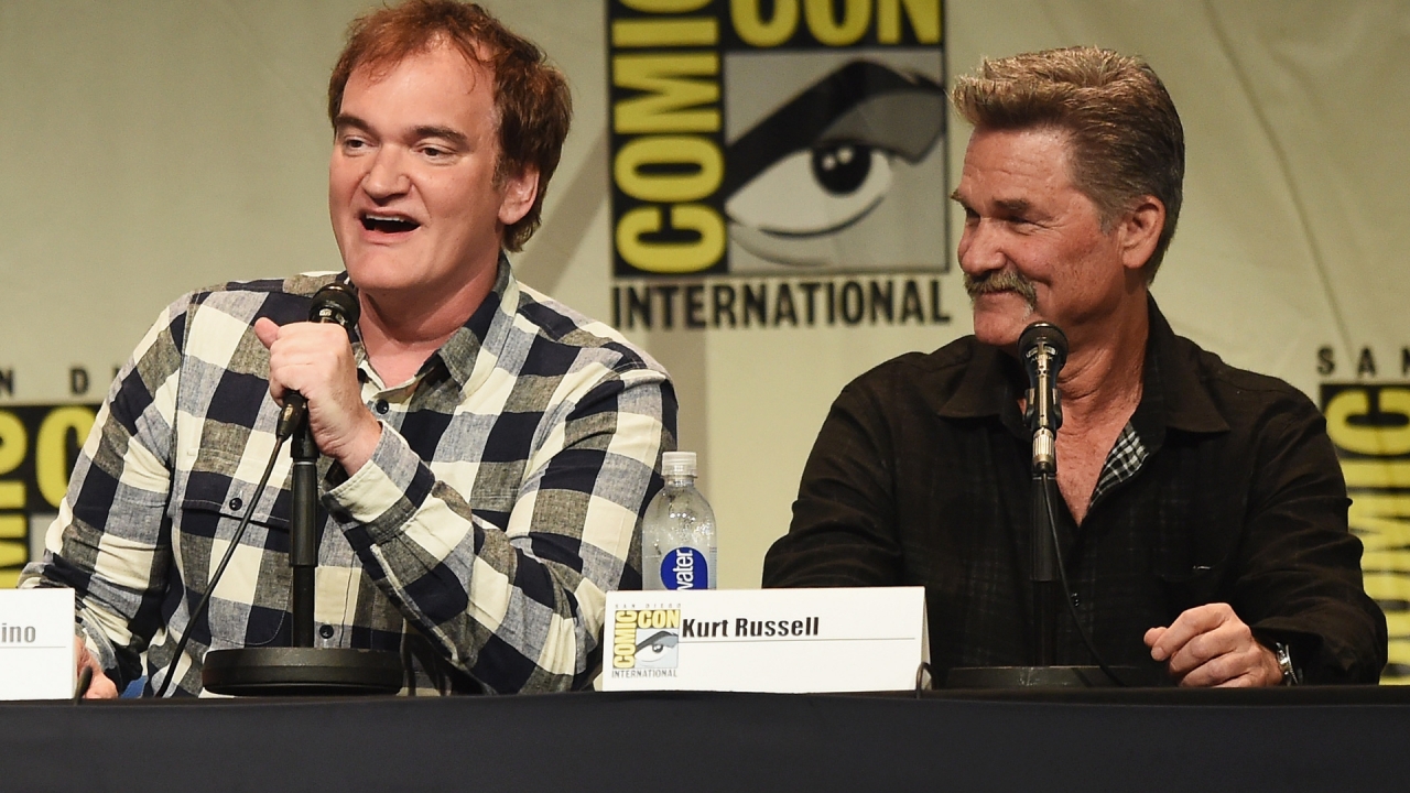 The Hateful Eight Tarantino and Kurt Rusell for 1280 x 720 HDTV 720p resolution