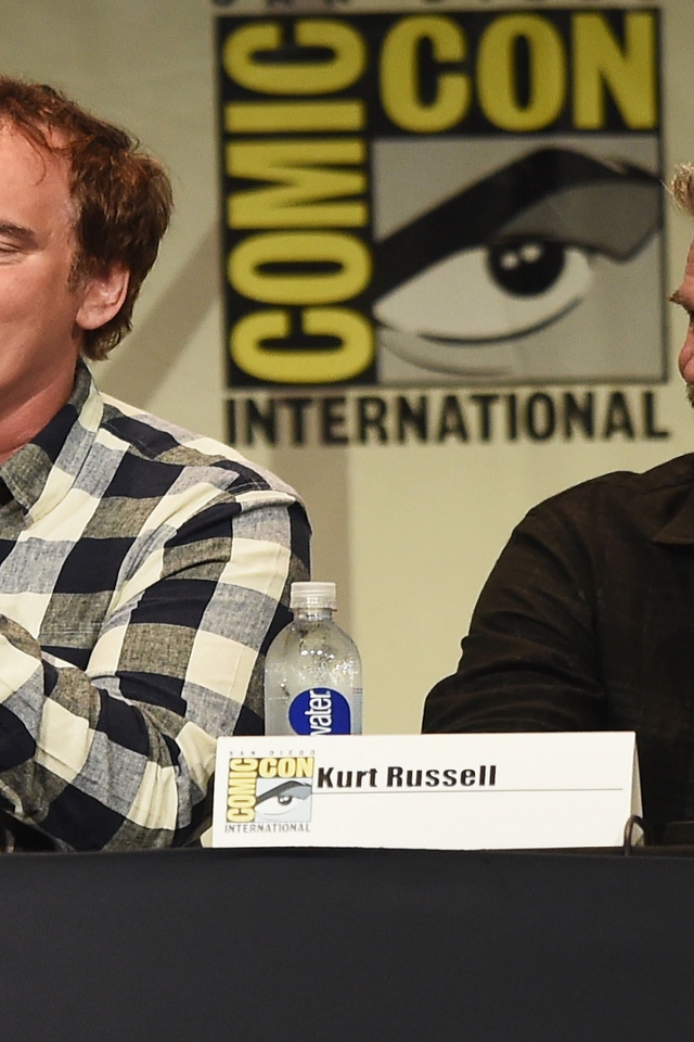 The Hateful Eight Tarantino and Kurt Rusell for 640 x 960 iPhone 4 resolution