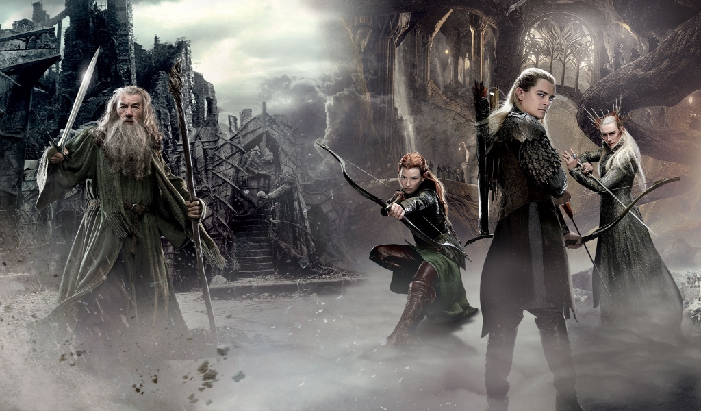 The Hobbit 2 Movie for 1024 x 600 widescreen resolution